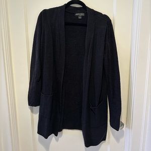 Barefoot Dreams Cozychic Lite Black Cardigan